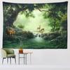 Скандинавский минималистичный гобелен с лесным лосем, настенный Гобелен, романтический богемный хиппи, колдовство, TAPIZ, научная фантастика, декор общежития