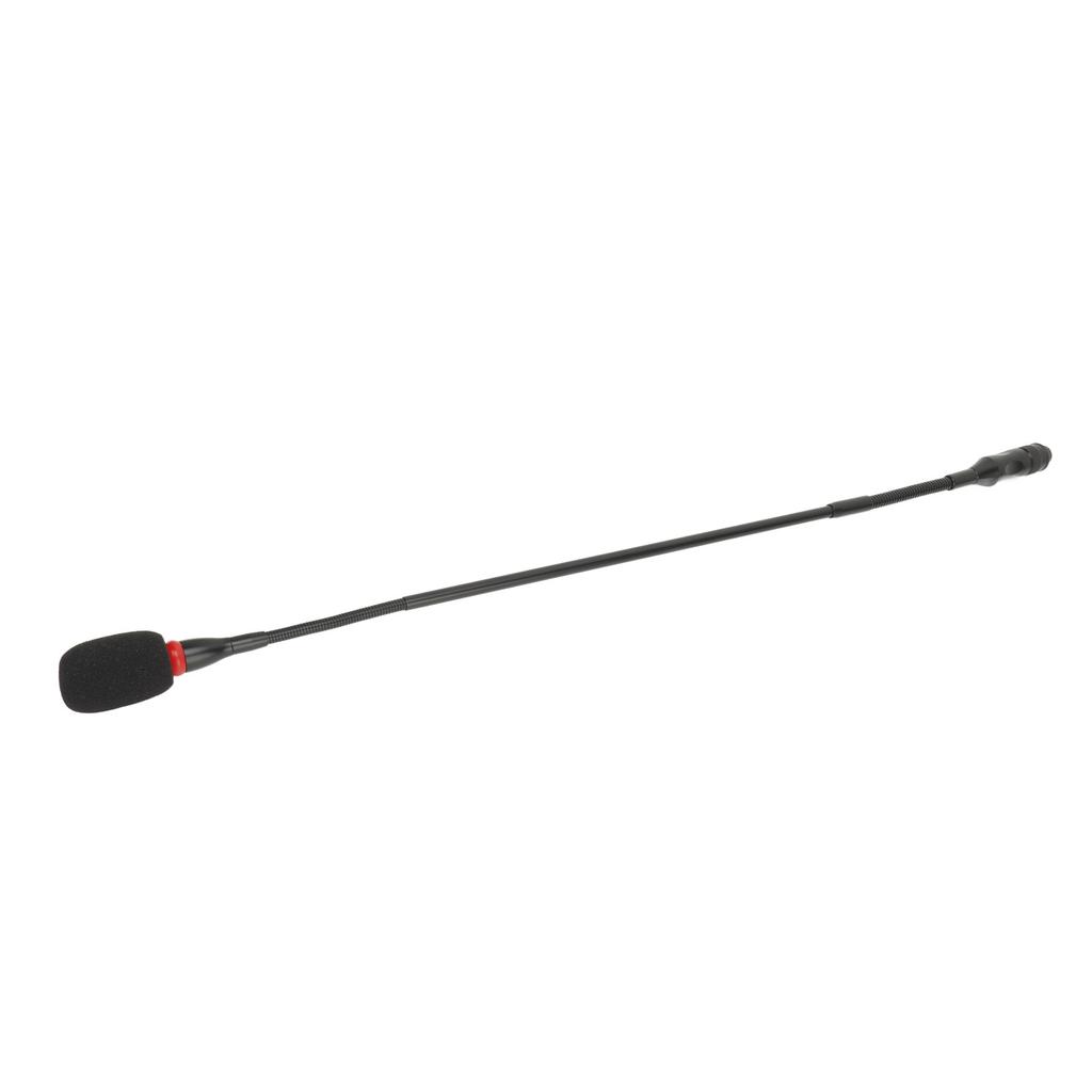 23.2in Gooseneck Condenser Microphone 3 Pin Straight Plug In Flexible Aluminum Alloy Gooseneck