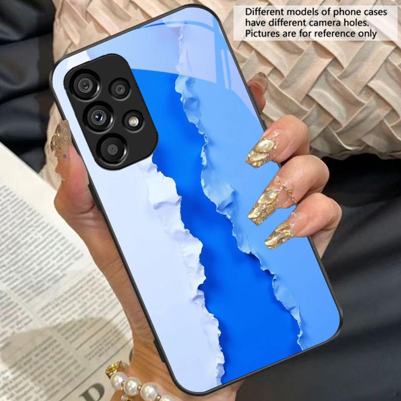 Черно-белые изображения Для Samsung Galaxy S10 S20 Plus S21 FE S22 23 24 FE S25 Ultra Черный закаленное стекло чехол для телефона жесткий корпус