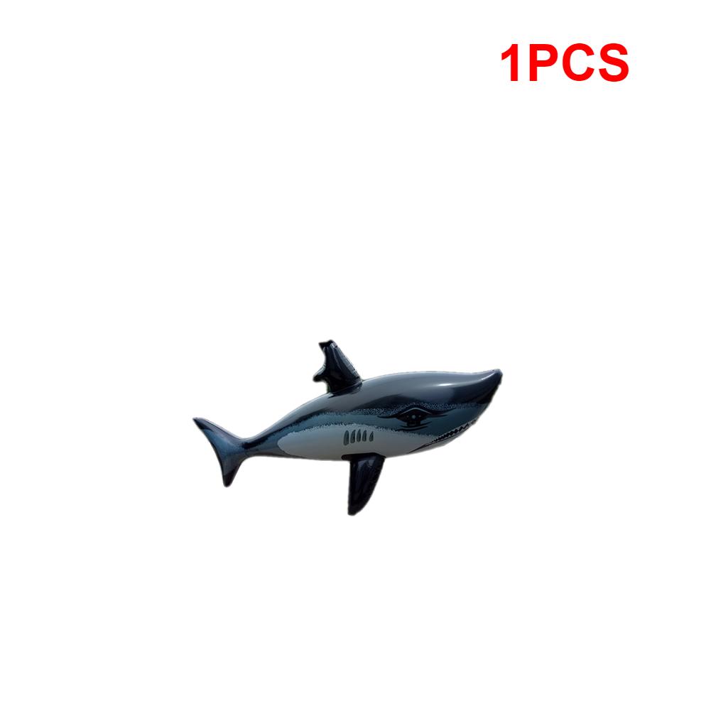 1-5PCS Floating Shark Float Toy Kids Adults Inflatable Water Swimming Pool Simulation Whale Fish Animals Toys Pool Accessories