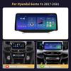 12,3" для Hyundai Santa Fe 2017-2021 Автомобильное радио Мультимедиа Видео 4G GPS Android Беспроводная навигация Carplay Сенсорный экран Стерео