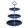 Cake Stand European Afternoon Tea Fruit Snack 1/3 Tier Party Tray Plate Decor Shelf Cupcake Dessert Tablewar  Wedding Dishes