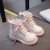 Теплые ботильоны для девочек, модные детские сапоги с двойной молнией, красивые сапоги принцессы, нескользящие детские сапоги для выступлений, зимние новые