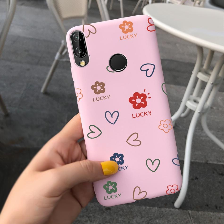 Чехол для Huawei P20 Lite Nova 3e ANE-LX1 ANE-LX2 Милый Мультяшный Конфетный Цвет Силиконовые Чехлы для Телефона Для Huawei P20lite Мягкая TPU Обложка