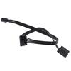 1Pc 45Cm Mini 4 Pin To 2 Sata Ssd Power Supply Cable For Lenovo M410 M610 M415