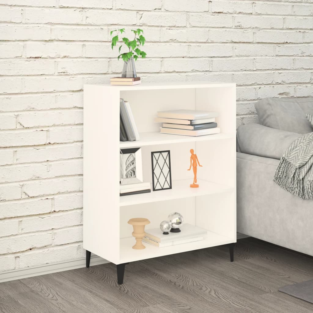 Vidaxl Szafka, Biała, 69,5X32,5X90 Cm, Materiał Drewnopochodny