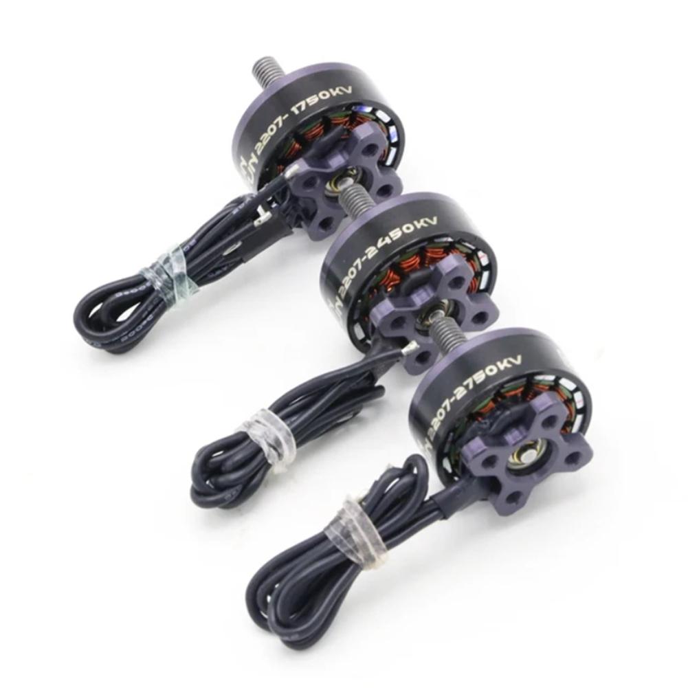 BHBL SUN FUN 2207 1750KV CW Thread FPV Racing Brushless Motor for RC Drone Quadcopter Spare Parts 4pcs 2207 1750KV