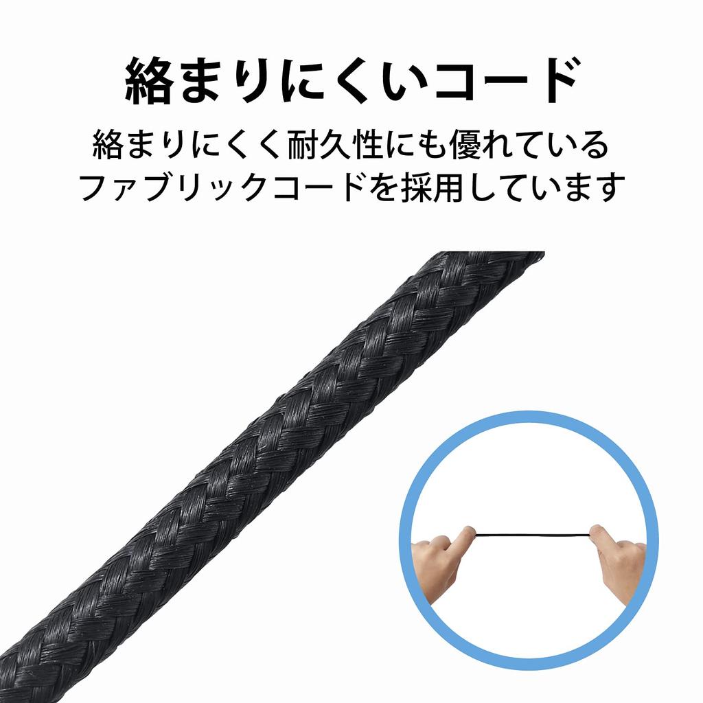 Elecom Headset Wired Neckband Foldable Connection 4 Pole Conversion Cable Included Microphone Binaural Remote Work Black 3.5mm HS-NB06TBK