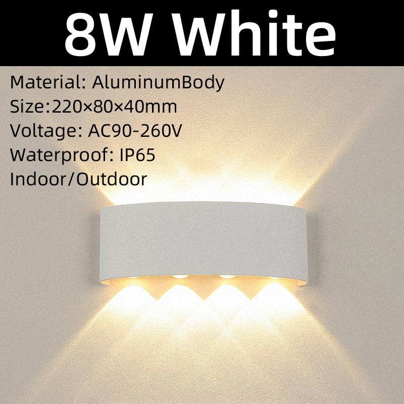Canmeijia LED Wall Lamps IP65 Outdoor Lighting Waterproof Garden Lights 85-265V Interior Wall Light Aluminum For Balcony Porch Stairs Lamp