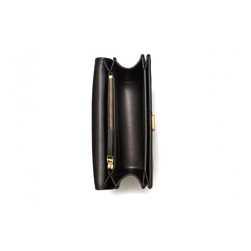 TORY BURCH Tangli Baiqi TB Eleanor ELEANOR series magnetic buckle closure leather handbag chain bag shoulder crossbody bag small size 75707-001