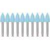 10pcs Dental Polishing Burs Low Speed Dental Grinding Polisher Burs Drill Bits Set 410