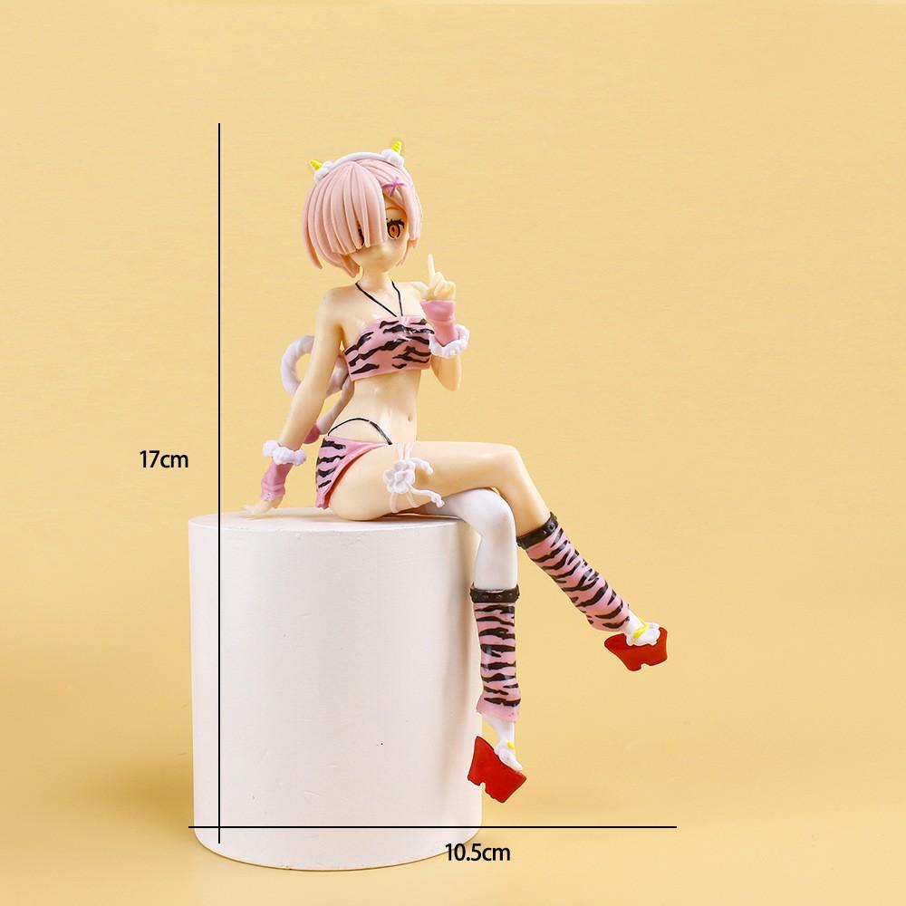 17cm Anime Figure kawaii girl apron maid dress PVC Action Model toy birthday gift