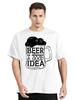 2024 Fashion Beer DAY Graphic Y2k Tshirt Men's Clothing Oversized T-shirt New Summer Casual Fashion Tshirt Cotton O-neck Tops
