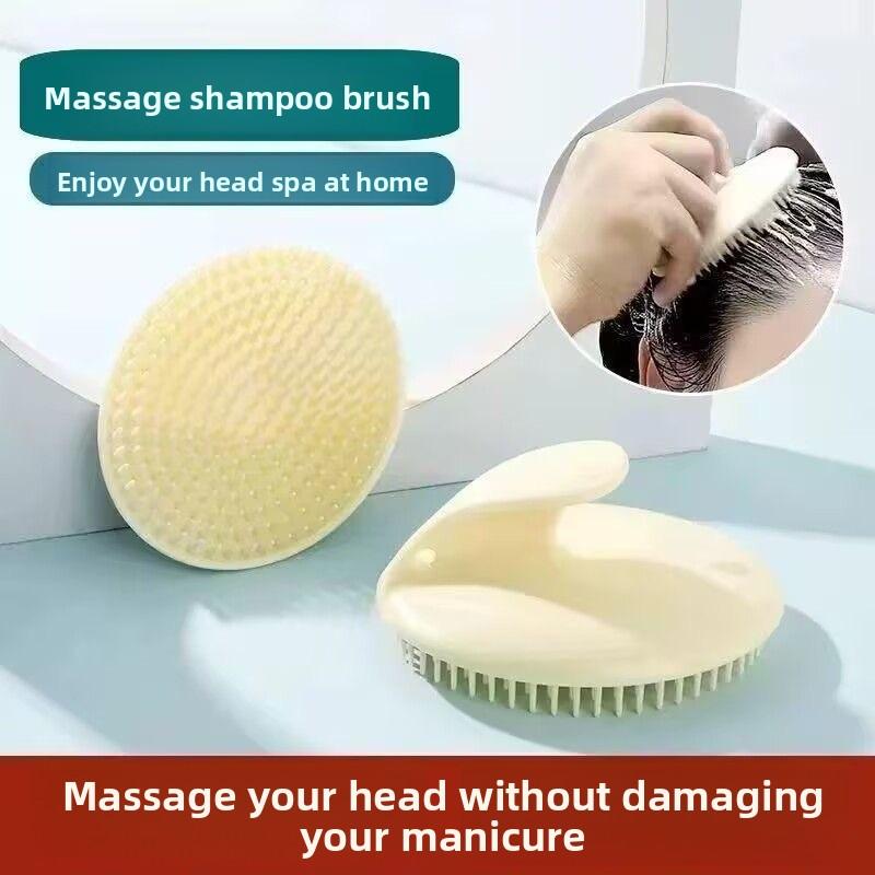 Шампунь Расческа Мокрая и Сухая Массаж Кожи Головы Шампунь Мужчины и Женщины Зудящий Взрослый Мягкие Зубчики Щетка для Шампуня