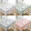 Pvc Tablecloth Waterproof And Oil-Proof Leave-In Desk Wind Student Rectangular Dining Table Tablecloth Coffee Table Mat