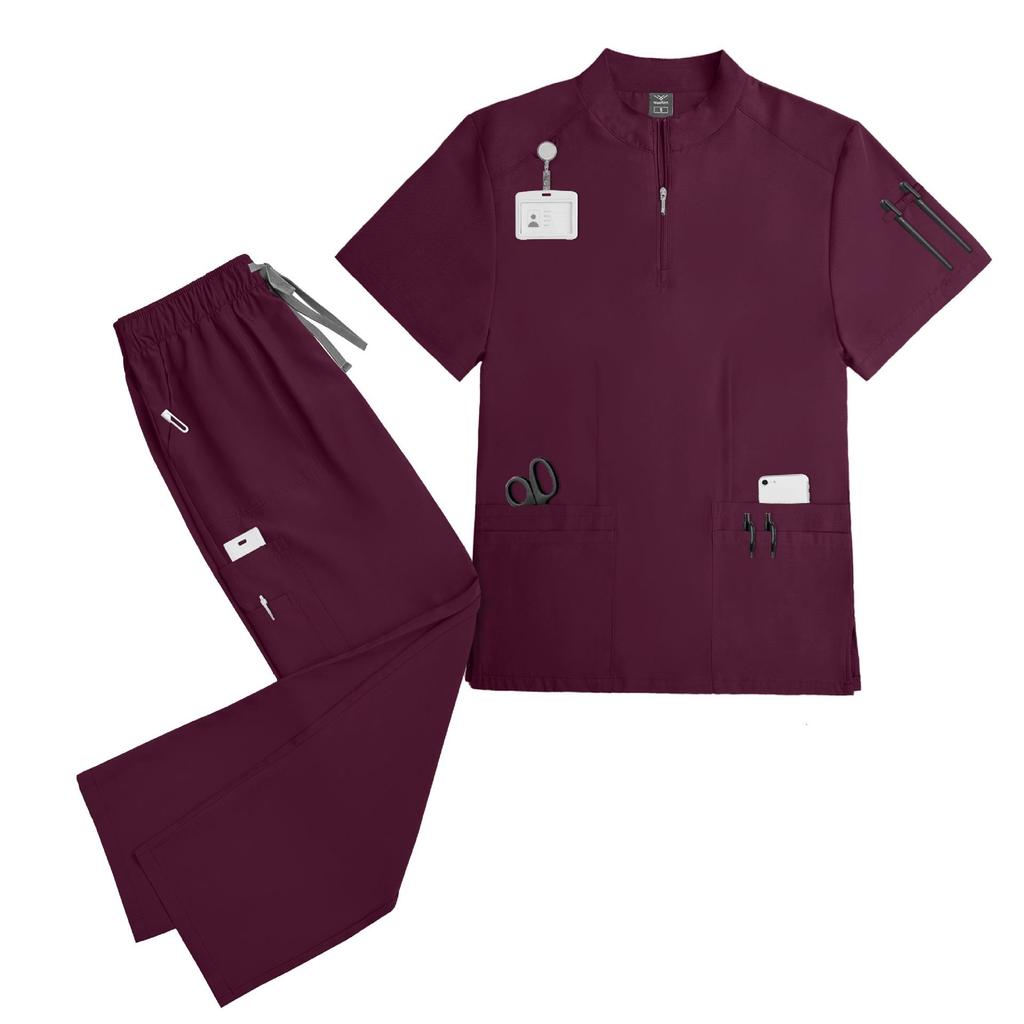 Унисекс Быстросохнущий Короткий Халат Доктора для Хирургии и Работы в Салоне Красоты