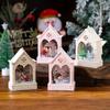 Christmas Decorations House Nightlight LED Tabletop Decoration Window Windlight Hanging Props