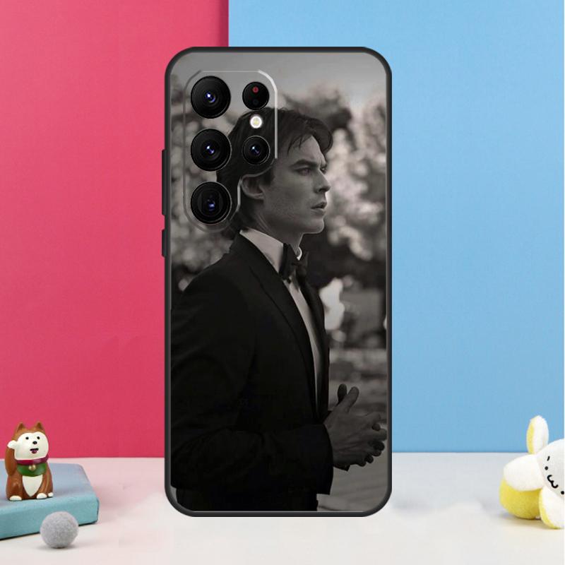 Чехол Damon Salvatore Дневники Вампира для Samsung Galaxy S24 S26 Ultra S20 S21 S22 S23 S25 Plus S10 S25 FE Задняя крышка