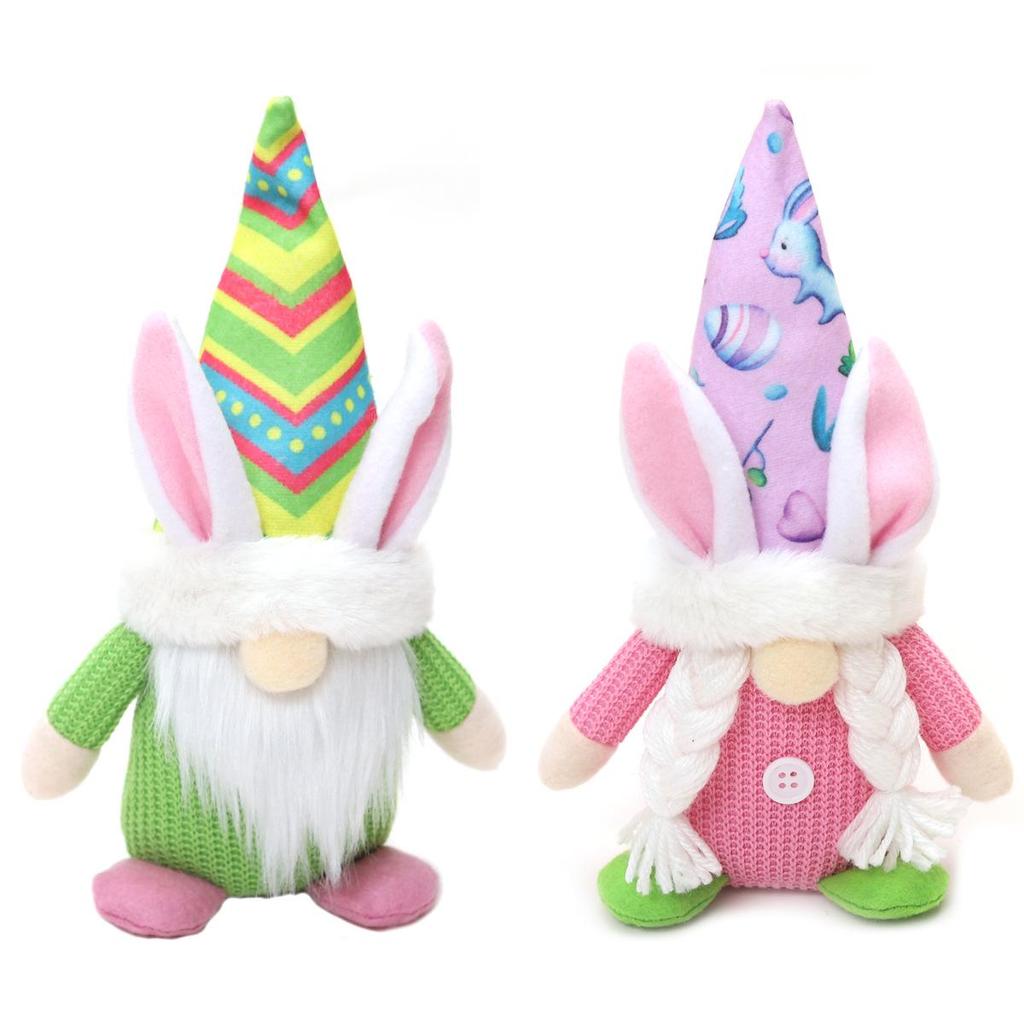 Трансграничная милая пасхальная кукла-гном с ушками кролика для декора вечеринки