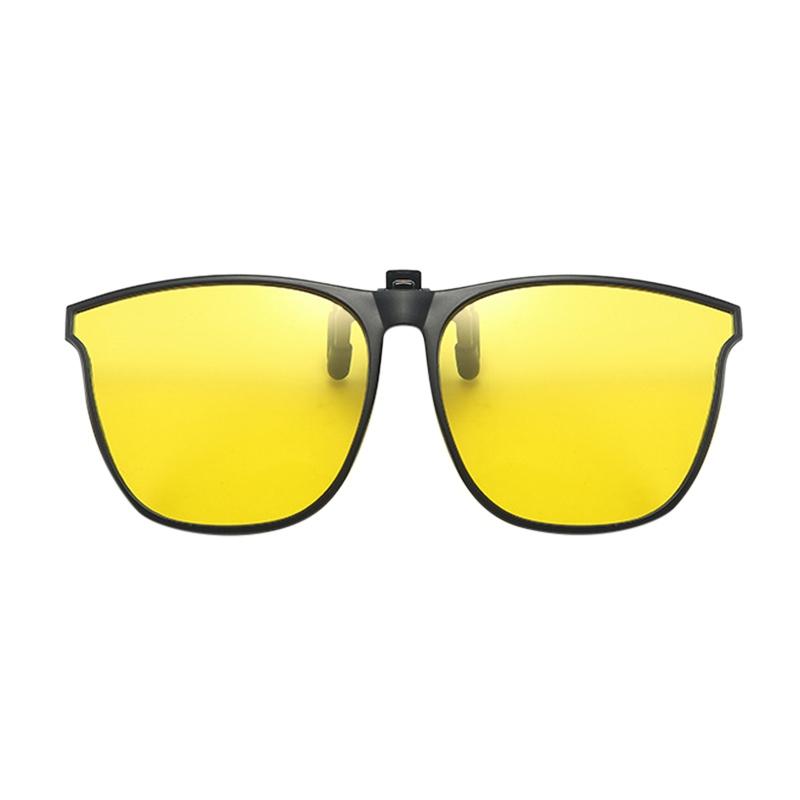 Взрослые поляризационные солнцезащитные очки-клипсы, солнцезащитные очки с пленкой для ночного видения