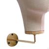 Manikin Head Canvas Mannequin ,Multipurpose Sturdy Wall Mounted Wig Display Hat