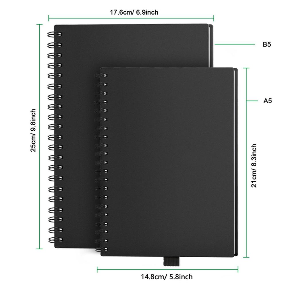 Умный многоразовый блокнот с подкладкой, стираемый ручкой, блокнот для записей, школьный журнал для рисования