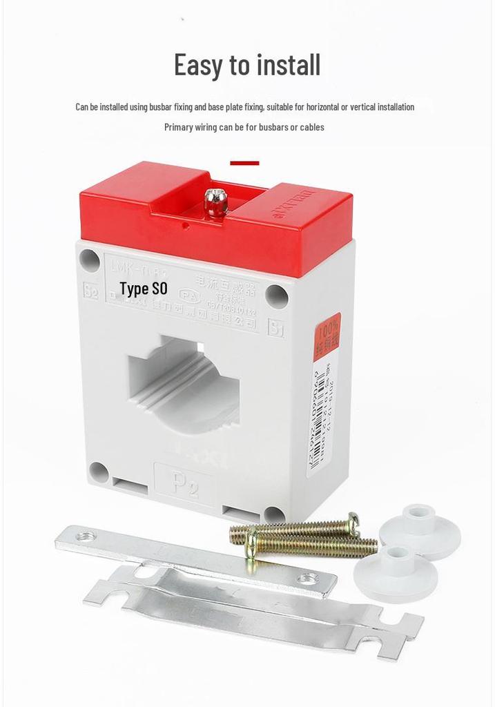 DELIXI LMK-0.66 High Precision 0.2S Class BH AC Current Transformer (100/150/200/500/5)