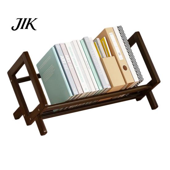 High-quality Storage Shelf Desktop Book Bamboo Organizer Rack Office Desk Wooden Magazine Display Tilting Bookcase Holder Stand Home