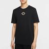 Jordan T Shirts Men's Black Crew Neck Moderate Straight Fit CW7087-010