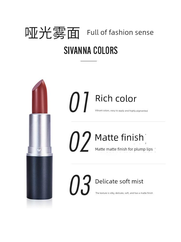 Si Wei Na Matte Finish Waterproof Bullet Lipstick