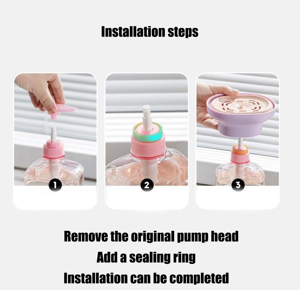 Food Grade Dishwashing Liquid Press Portable Foaming Bottle Liquid Bottle Dishwashing Liquid Detergent Bottle Press