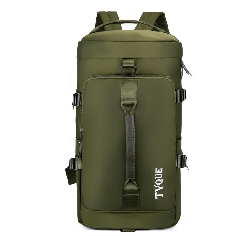 Large-capacity portable travel bag, multifunctional sports and fitness bag, dual-use dry and wet separation backpack for men and women