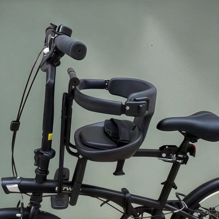 Quick Release Folding Bike Child Seat with Guardrail
