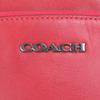 Отличная сумка слинг COACH Graham Логотип Серебристый металл Красная кожа мужская C2931 Б/у