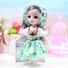 17cm Practical Princess Doll Replaceable Compact 13 Joints Movable Rich Facial Details BJD Dolls with