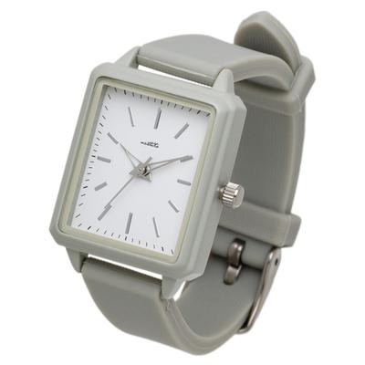 [Fieldwork] Женские часы Analog Silicone Belt Rectangle Tango Grey JN027-2