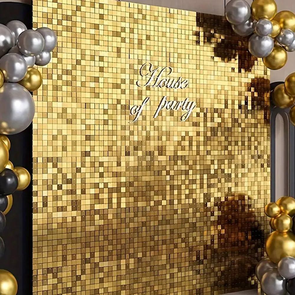 2 шт. 1X2М Занавес Мерцающая Пайетка Блеск для Фотозоны Задний Фон Свадьба День Рождения Вечеринка Детский Душ Декор Фотозоны
