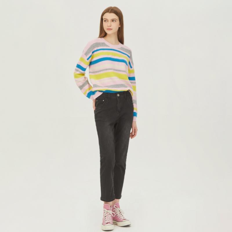  Benetton  Benetton Pocket Point Straight Fit Denim Pants Badpa3411 Bk