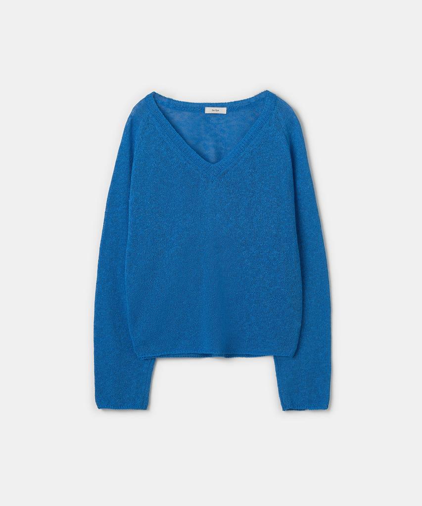 THERYE V-Neck Pullover (Blue)