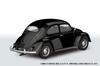 Aoshima Bunka Kyozai Масштабный Rakupla Сборный набор Volkswagen Beetle Черный Пластиковая модель 1/32 №. 20-BK Предварительно окрашенный (Машина)