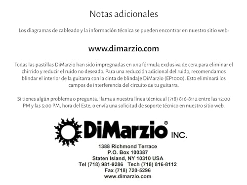 DiMarzio DP190 Air Classic Neck звукосниматель черный гриф