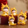 Resin Dragon Baby Ornament Auspicious Dragon Statue Cute Dragon Figurine  Children