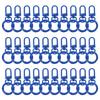30pcs Lobster Claw Fastener Keychain Swivel Trigger Clips Zinc Alloy Colorful Key Chain Clips Snap Hook Jump Flat Split Ring DIY Craft Jewelry Making