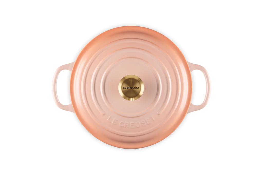 Литая эмалированная кастрюля Le Creuset Signature Cocotte Ronde 22 см, совместимая с газовой духовкой IH, японская [Авторизованный продукт]