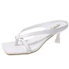 Summer 2024 New All-in-one Holloway Stiletto French High Heel Flip-flops Women's Shoes High-heeled Shoes Pumps