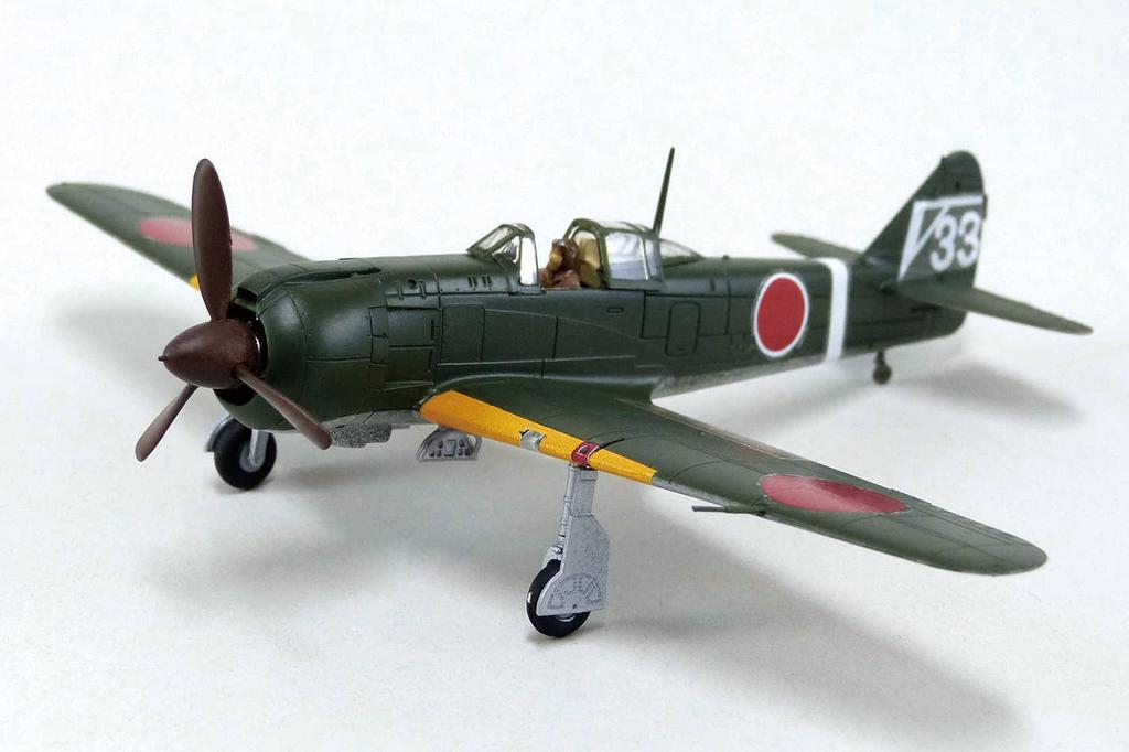 AOSHIMA Aircraft Series Type 5 Type 1 Otsu Plastic Model Molding Color 1/72 No.5 Ki100-1