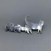 Jewelry Cute Cat Family Brooch Fashion Cat Brooch Animal Jewelry Vintage Animal Pin  Bags