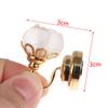 Doll House Model Mini Lighting Led Electronic Frosted Rose Wall Light