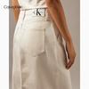 Calvin Klein Женская джинсовая длинная юбка из чистого хлопка J223886
