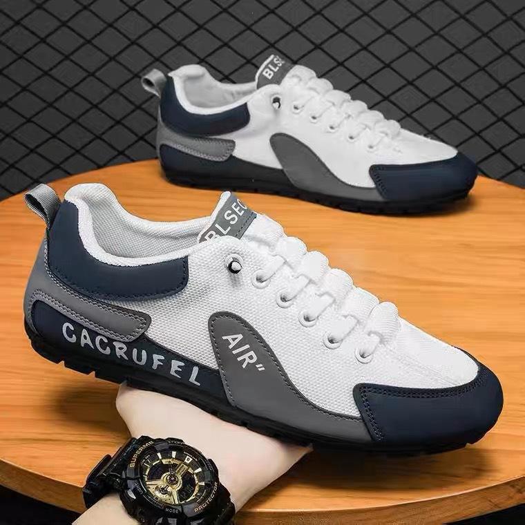 Модные мужские кроссовки Нескользящие Новые модные низкие повседневные туфли Легкие мужские туфли Модные трендовые кроссовки для ходьбы на открытом воздухе